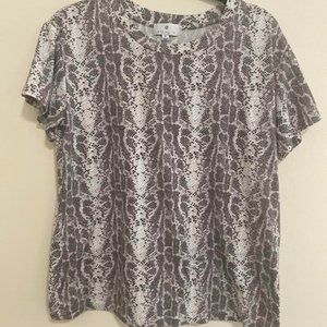 Socialite snakeprint tee - Size M